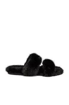 Отбеливающие сандалии Saint Laurent, цвет Nero