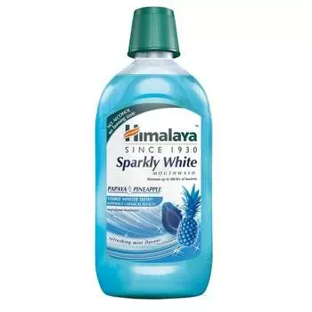 Отбеливающий ополаскиватель для рта, Sparkly White, 450мл Himalaya