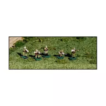 Отдельные пехотинцы в боевых позах, WWII Micro Armour - Japanese (1:285)