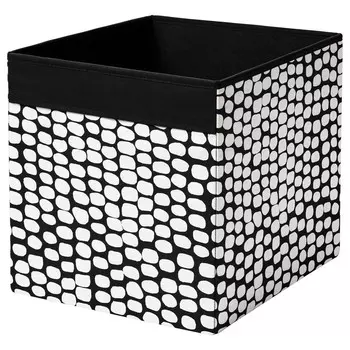 Отделение, чёрный/белый, 33x38x33 см, DRNA IKEA
