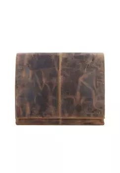 Отделение для ноутбука Vintage Messenger 39 см Green Burry, коричневый