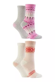 Отдыхайте, отдыхайте, супер мягкие и уютные носки Wild Feet, розовый