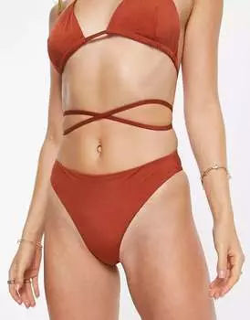 & Other Stories трусы бикини цвета ржавчины