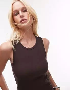 & Other Stories Верхняя часть топа-борцовки темно-коричневого цвета