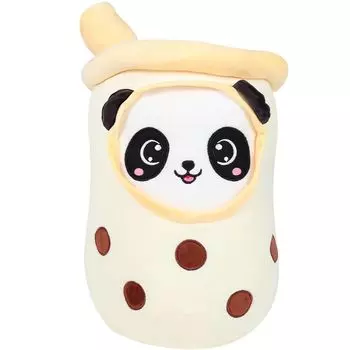 Откройте для себя восхитительный мир пузырькового чая с нашими подушками для пузырькового чая и плюшевыми игрушками! ок. 35 см, выберите мотив: желтая панда Alsino