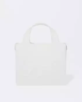 Открытая квадратная женская сумка через плечо белого цвета Parfois, белый