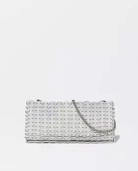 Открытая многопозиционная сумка для вечеринки с серебряными кольцами Parfois, серебро