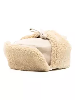 Открытая шапка-автомобиль из смесовой шерсти visvim, бежевый