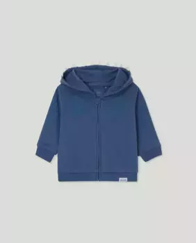 Открытая толстовка с капюшоном для мальчика Baby El Corte Ingls, синий