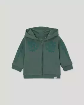 Открытая толстовка с капюшоном для мальчика Baby El Corte Ingls, зеленый