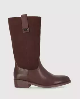 Открытые коричневые женские сапоги Chika10, коричневый