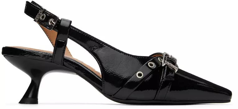 Открытые люверсы туфли «рюмочка» GANNI