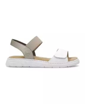 Открытые сандалии на плоской подошве Rieker, мультиколор