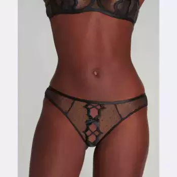 Открытые трусики Katanah Agent Provocateur, черный