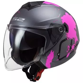 Открытый шлем LS2 OF573 Twister II, серый