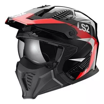 Открытый шлем LS2 OF606 Drifter Triality, черный