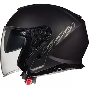 Открытый шлем MT Helmets Thunder 3 SV Jet Solid, черный