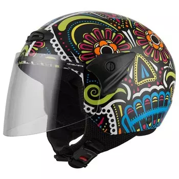 Открытый шлем Nzi Helix Ii Jr, черный