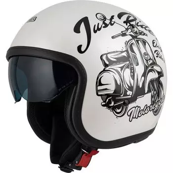 Открытый шлем Nzi Rolling 4 Sun, белый