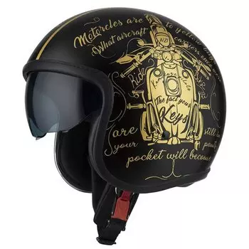 Открытый шлем Nzi Rolling 4 Sun, черный