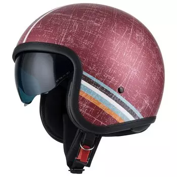 Открытый шлем Nzi Rolling 4 Sun, красный