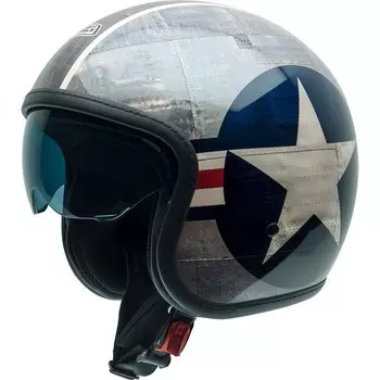 Открытый шлем Nzi Rolling 4 Sun, серый