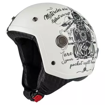 Открытый шлем Nzi Tonup, белый