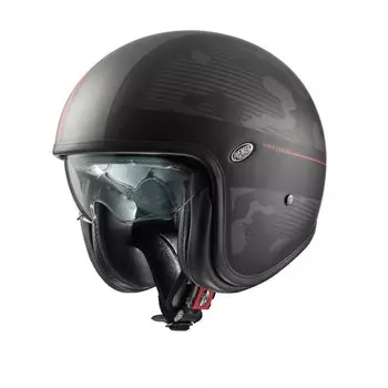 Открытый шлем Premier Helmets 23 Vintage DX 92 BM 22.06, черный