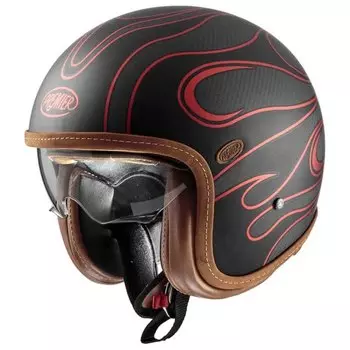 Открытый шлем Premier Helmets 23 VintagePlatin Ed. Carbon FR BM 22.06, черный