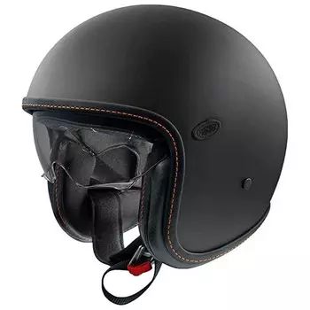 Открытый шлем Premier Helmets 23 VintagePlatin Ed. U9BM Orange Sew 22.06, черный