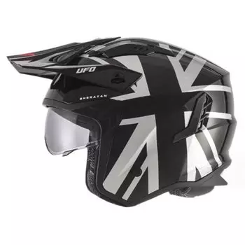 Открытый шлем UFO Sheratan, черный