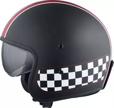 Открытый шлем Vintage Fiber Jethelm Highway 1, мультиколор