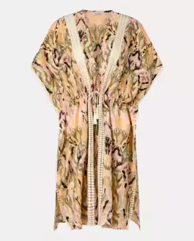 Открытый женский кафтан Easy Wear, зеленый