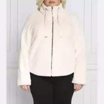 Отличная куртка стандартного кроя больших размеров Persona By Marina Rinaldi, белый