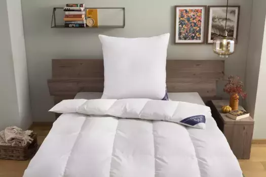 Отличное пуховое одеяло "Вена Excellent 200х200 см, белый