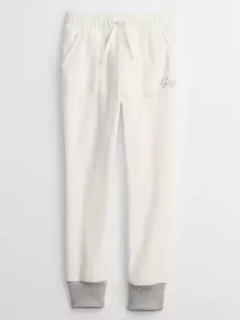 Отличные детские спортивные штаны Gap, белый