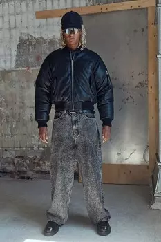 Отличные мешковатые джинсы H&M, черный