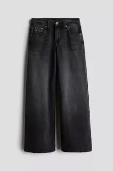 Отличные широкие джинсы H&M, черный