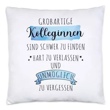 Отличным коллегам трудно найти подушку, включая подарок с благодарностью, который трудно забыть Hey!Print, белый