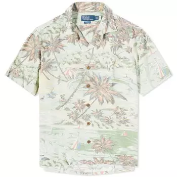 Отпускная рубашка с принтом пальм Polo Ralph Lauren