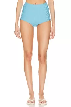 Отпускной блюз с высокой талией шорты Lovers And Friends, синий