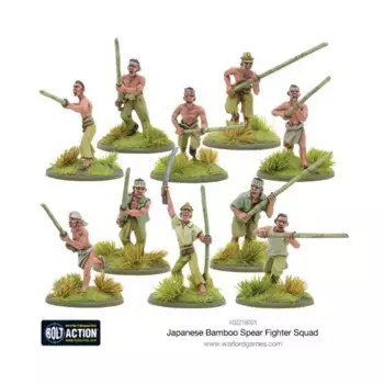 Отряд японских истребителей с бамбуковыми копьями, Bolt Action - Japanese (28mm)