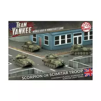 Отряд скорпионов или ятаганов, Team Yankee - World War III - British Army (1:100)