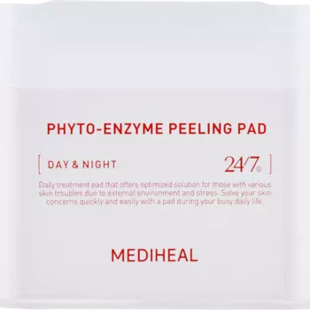 Отшелушивающие диски для лица, 90 шт./1 упаковка. Mediheal Phyto-Enzyme peeling pad