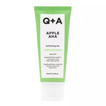 Отшелушивающий гель с альфа-кислотами для лица, 75 мл Q+A Apple aha