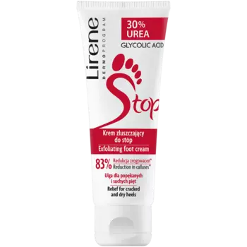 Отшелушивающий крем для ног с 30% мочевины, 75 мл Lirene