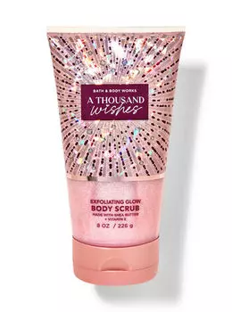 Отшелушивающий сияющий скраб для тела A Thousand Wishes, 8 fl oz / 226 mL, Bath and Body Works