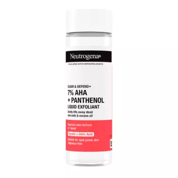 Отшелушивающий тоник для лица, 125 мл Neutrogena Clear&Defend
