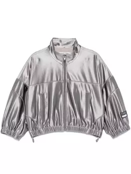 Ottolinger джинсовая куртка с драпировкой, серый