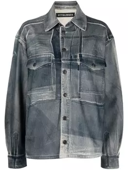 Ottolinger джинсовая рубашка с длинными рукавами, синий